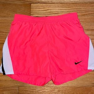 Nike pro dri fit pink shorts